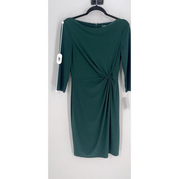 Ralph Lauren Green Dress (B10#3) - Picture 4 of 11